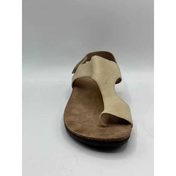 Dansko Women Size 41 US 10 Leather Comfort Orthotic Cork Footbed Sandals Beige - Picture 15 of 15